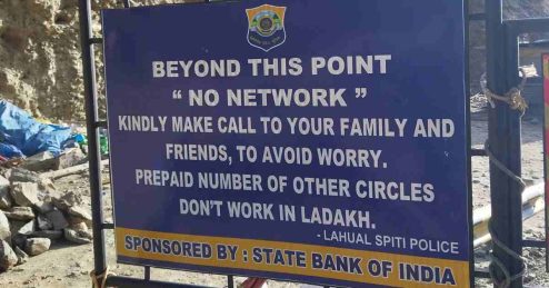 no network in ladakh at the end of the known world