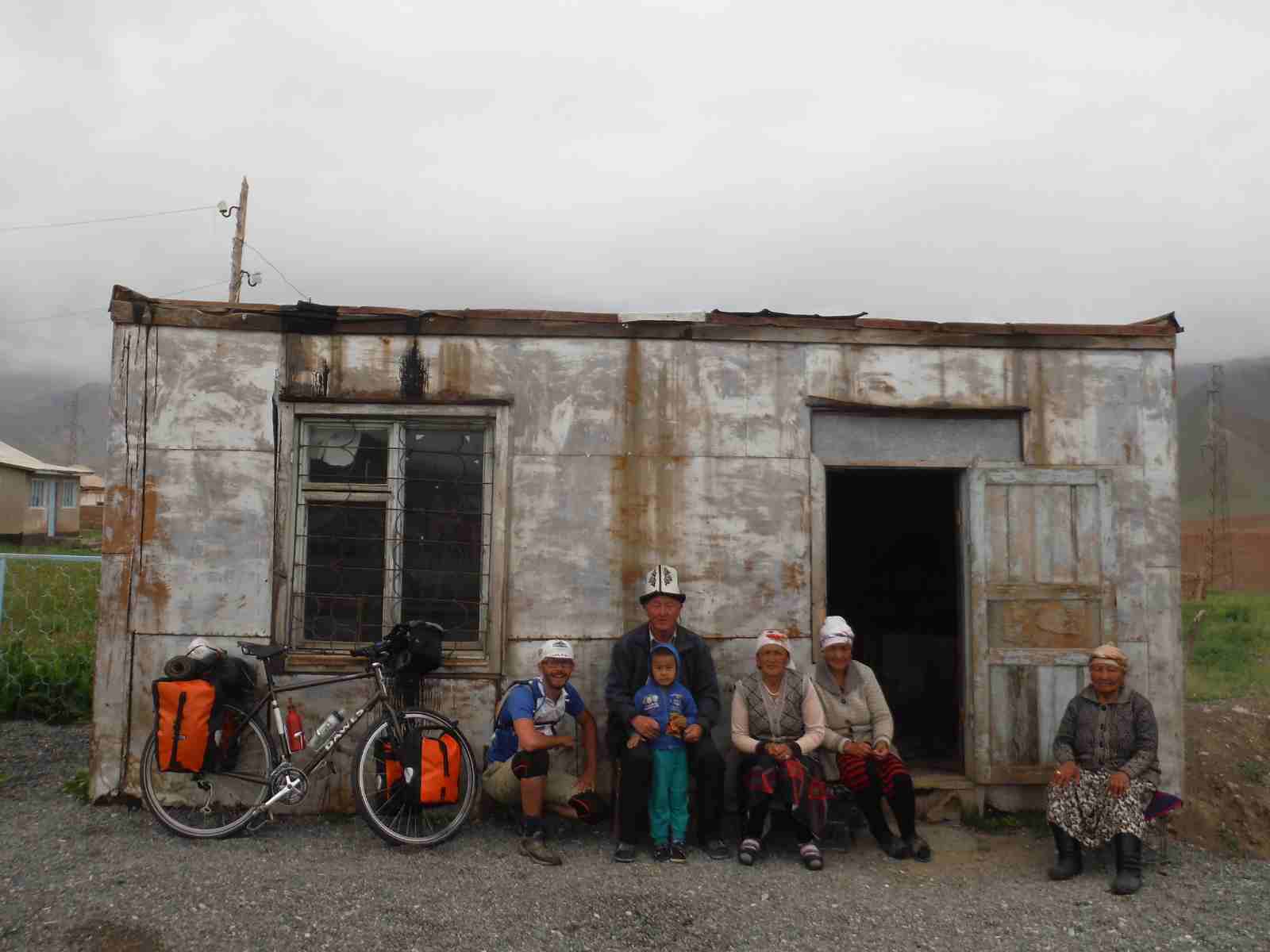 adrian meets a local family in tajikistan