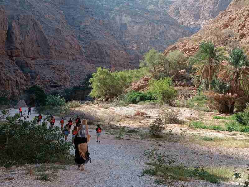 wadi shab was a popular tourist spot in oman