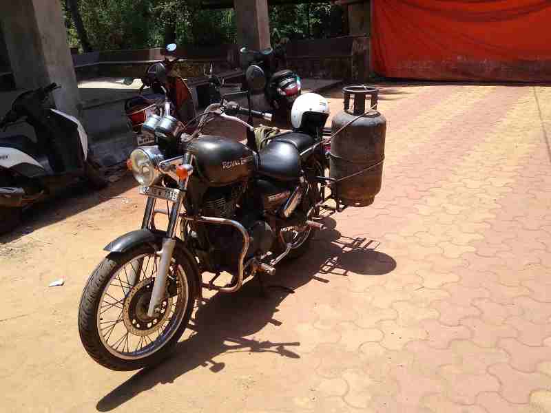 pack gas for camping on your motorbike trip