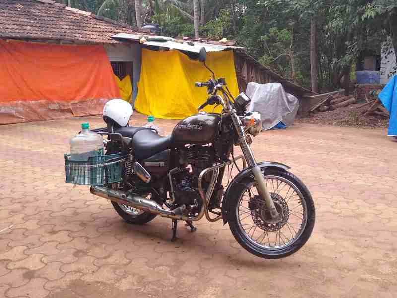 pack water on your motorbike trip