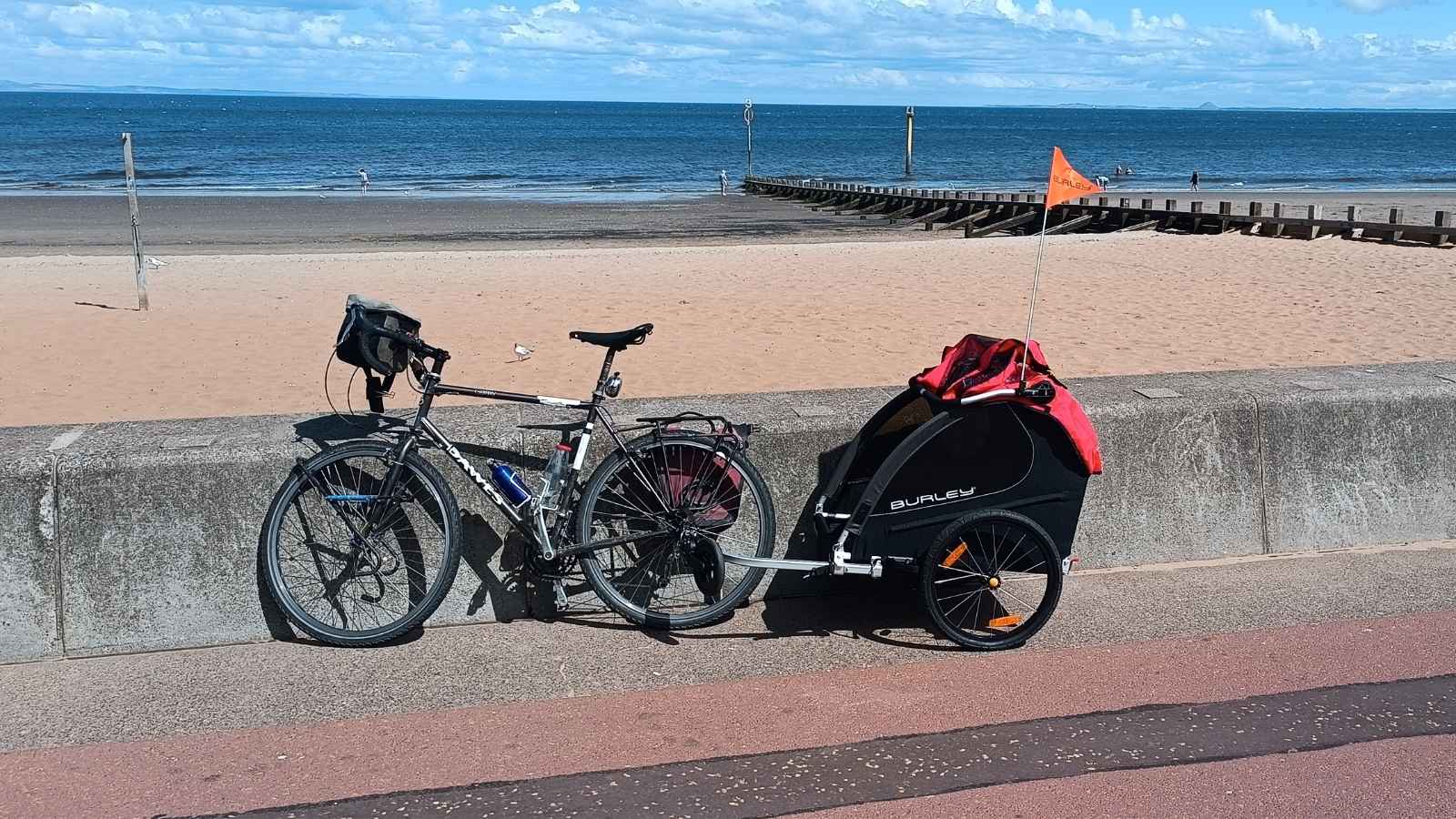 burley honey bee double bike trailer review