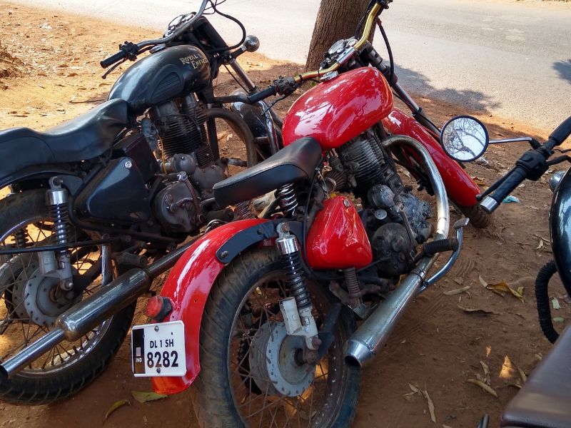 2017 BS4 royal enfield custom bobber in north goa