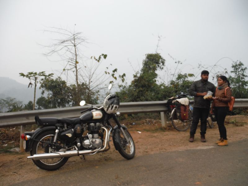 classic royal enfield bullet 350 in black and chrome in Dharamshala